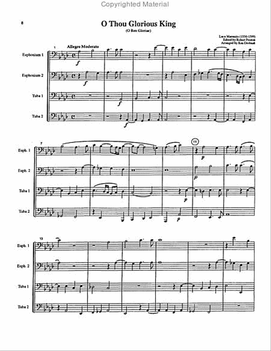 Renaissance Choral Music Choir scores gallery preview page 5