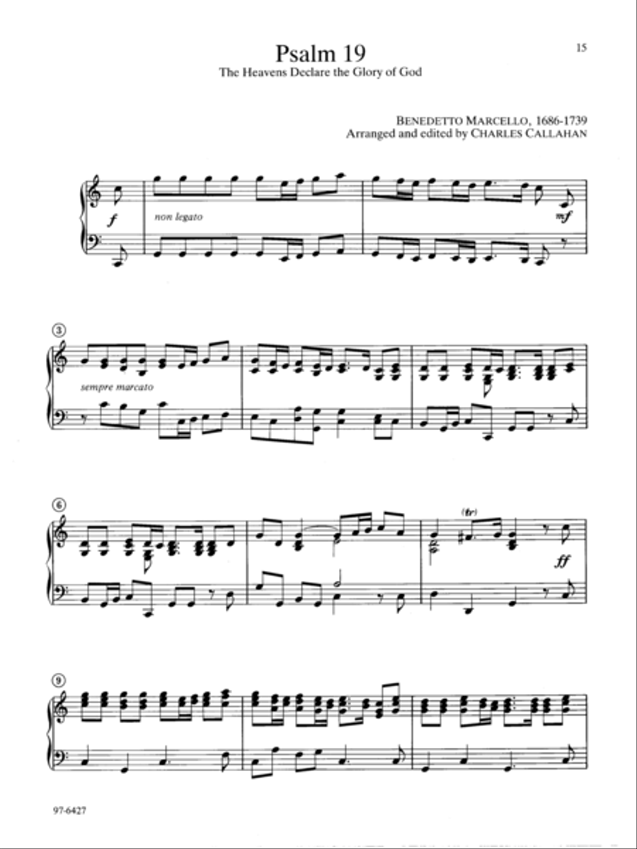 Wedding Music for Manuals Organ scores gallery preview page 7
