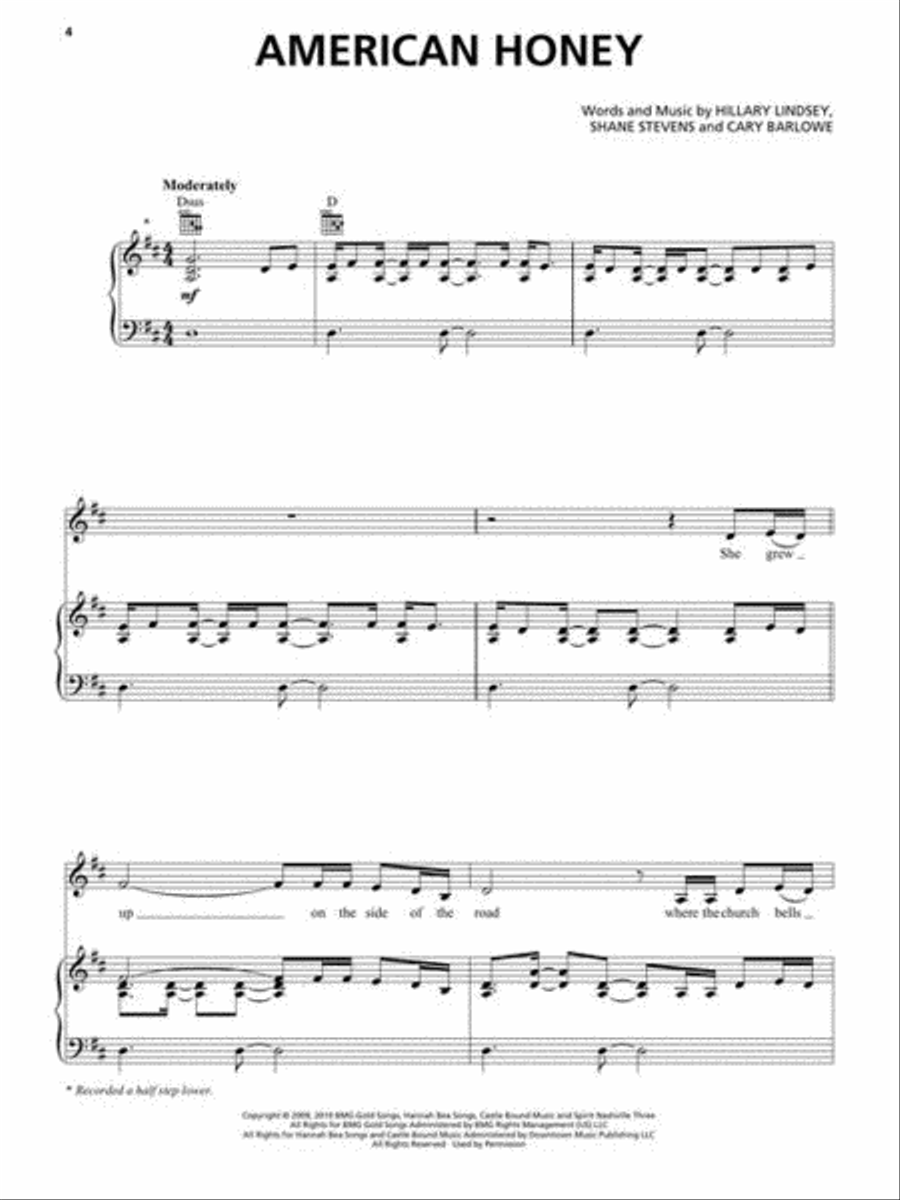 <br>Sheet music extract