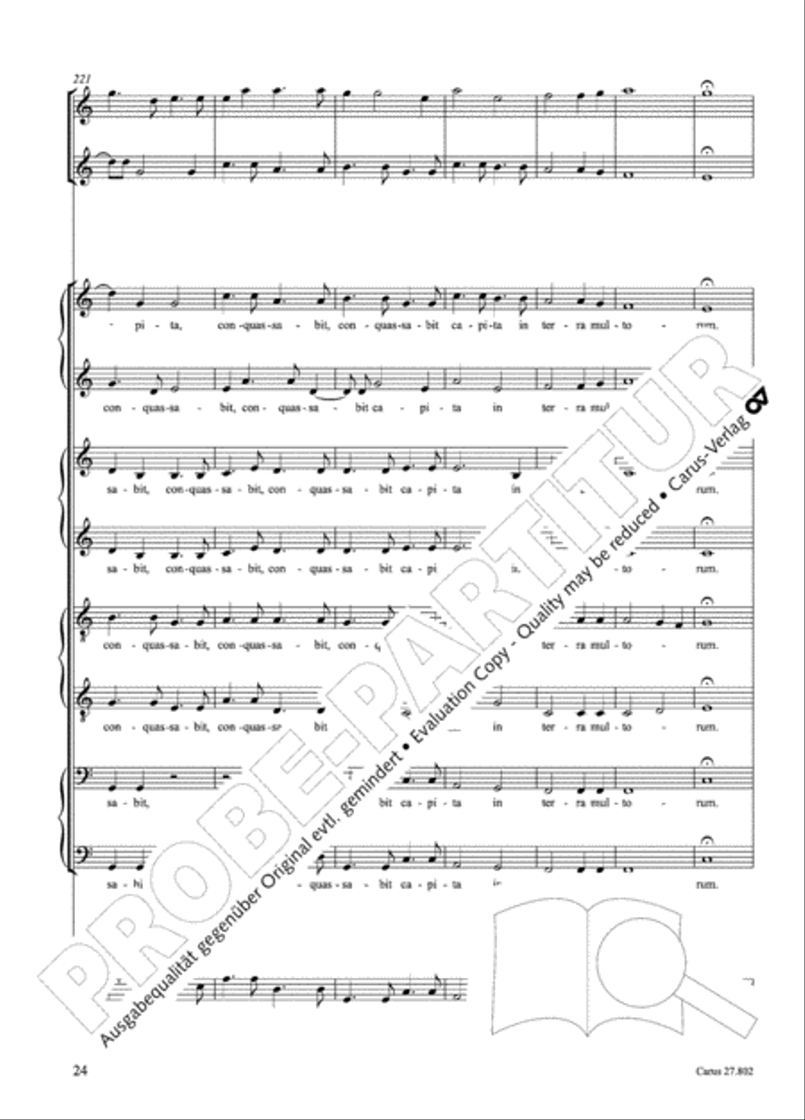Salmi I (Selva morale e spirituale) Collection / Songbook scores gallery preview page 49
