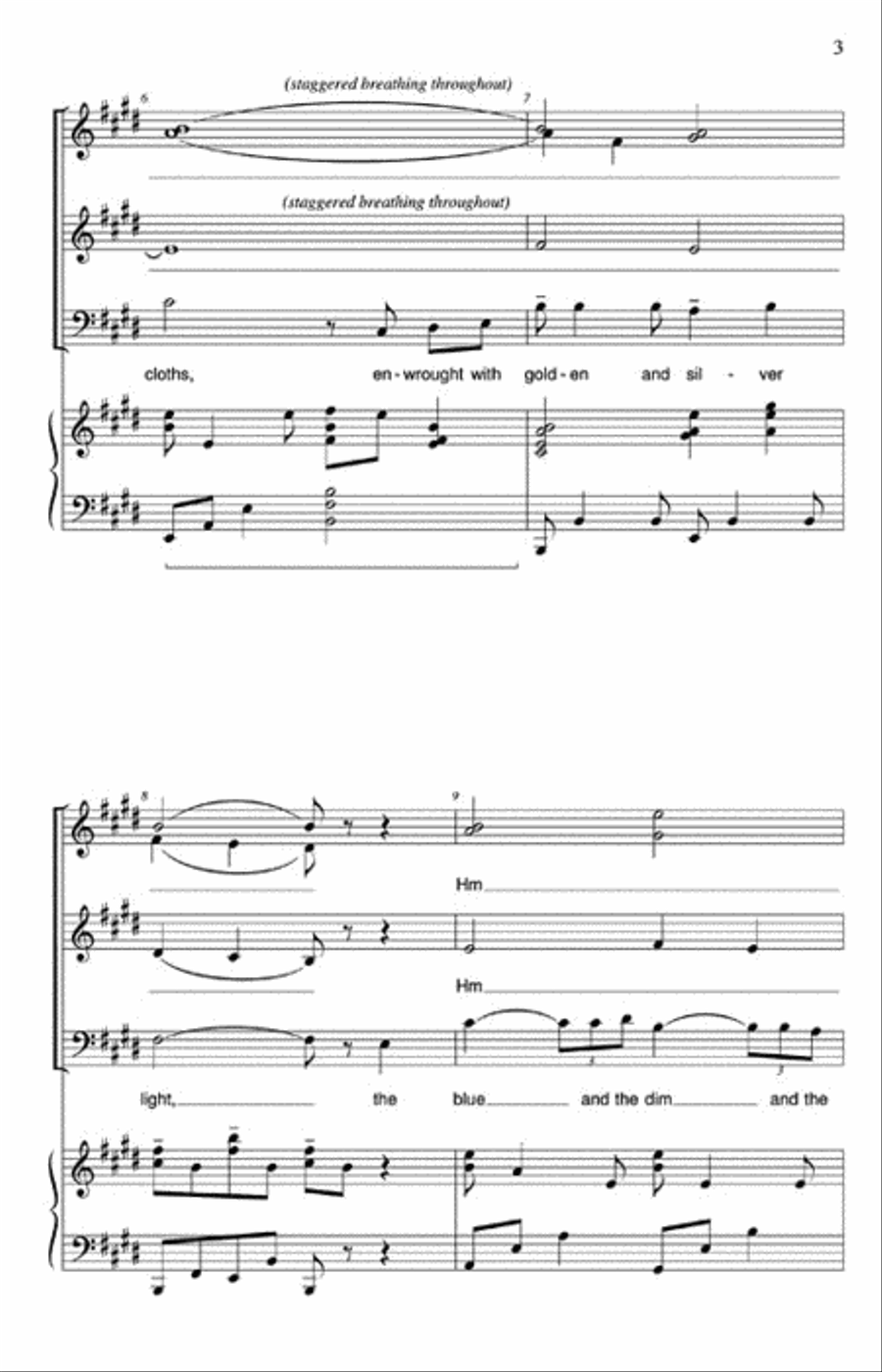 Only My Dreams 4-Part scores gallery preview page 3