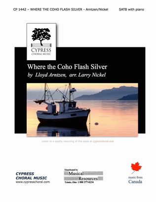 Book cover for Where the Coho Flash Silver