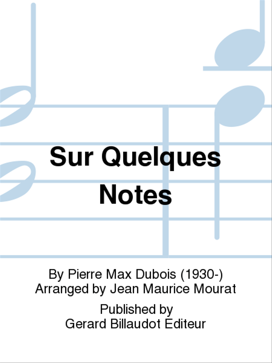Sur Quelques Notes Guitar scores gallery preview page 1