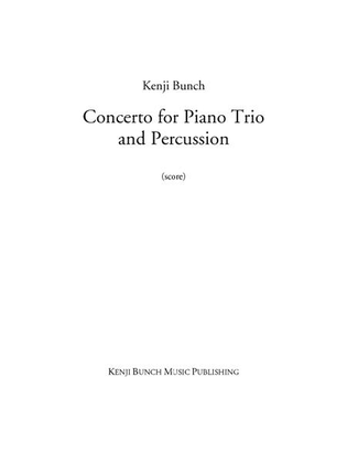 Concerto for Piano Trio and Percussion (score and parts)