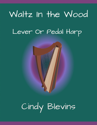 Book cover for Waltz In the Wood, original harp solo