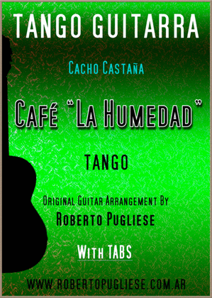 Book cover for Cafe La Humedad - tango guitar
