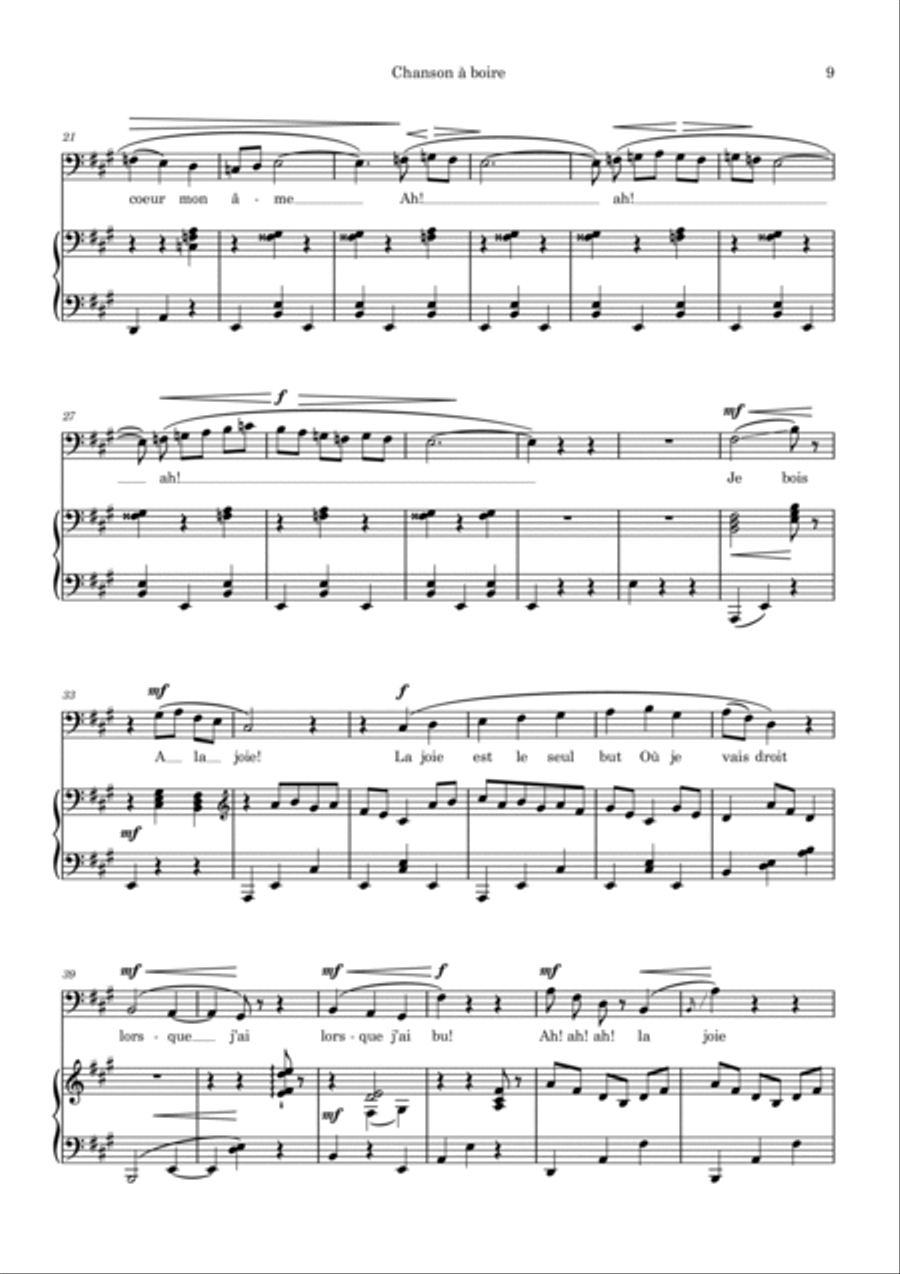 Chanson Romanesque Voice scores gallery preview page 2