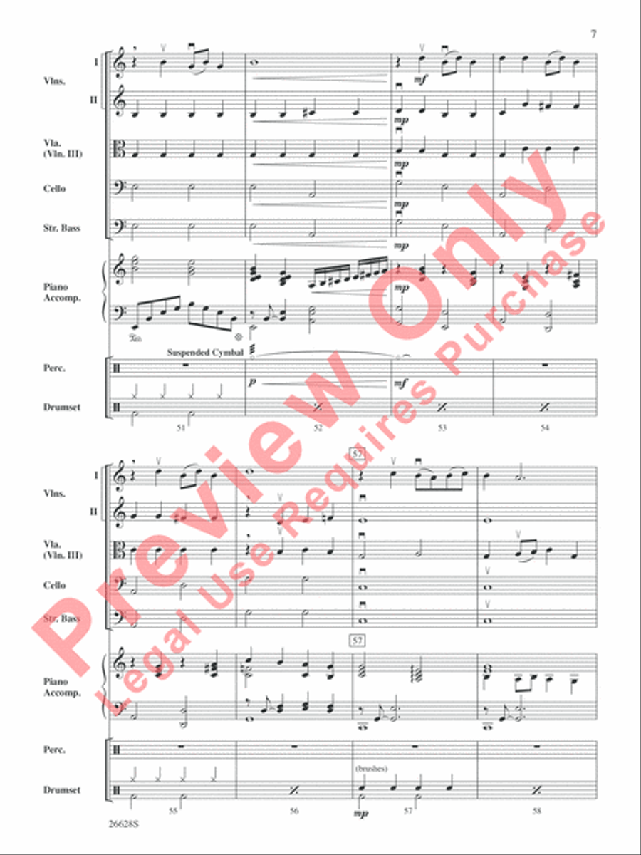 Looney Tunes Looney Tunes String Orchestra scores gallery preview page 8
