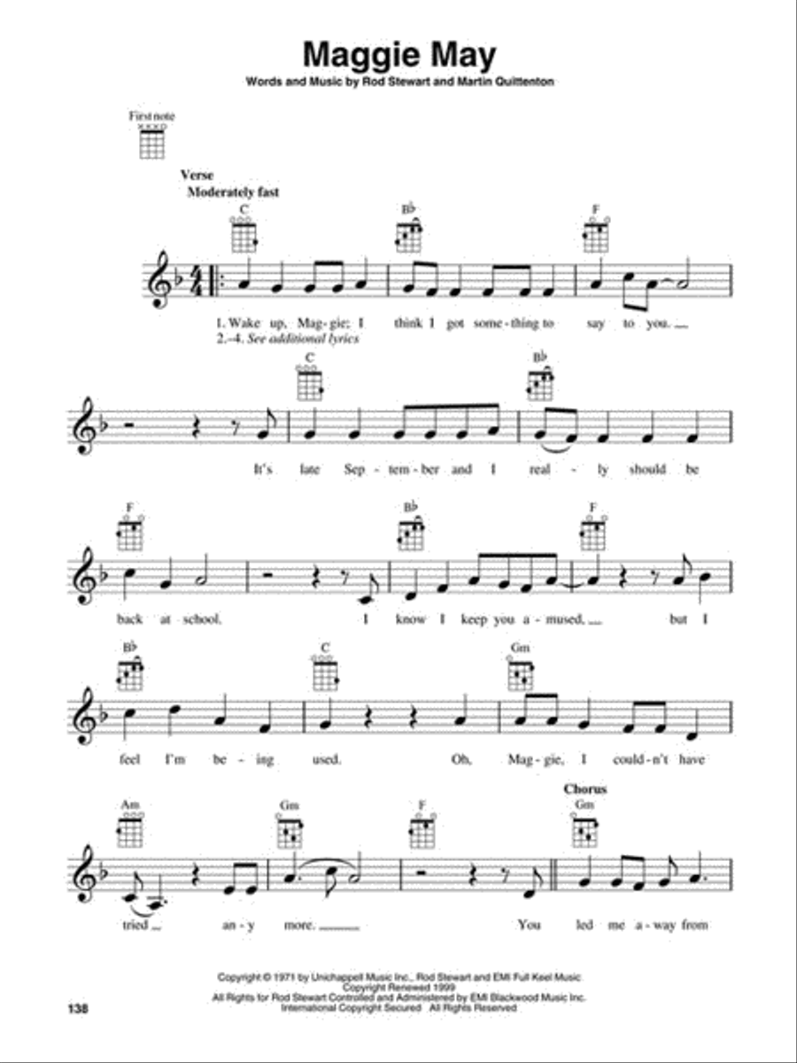 The 1970s The 1970s Ukulele scores gallery preview page 4
