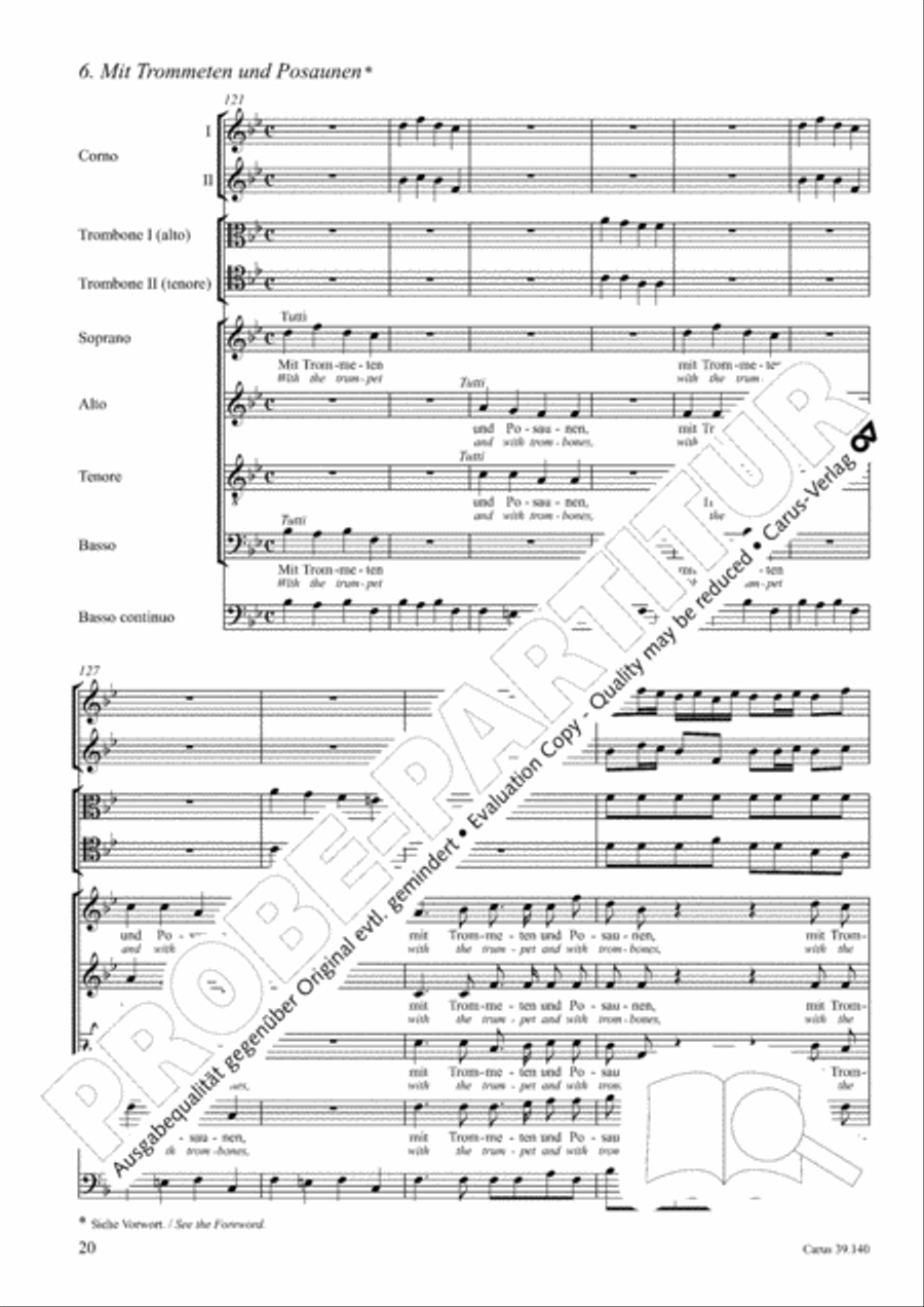 Sing to the Lord a new song (Singet dem Herrn ein neues Lied) 4-Part scores gallery preview page 21
