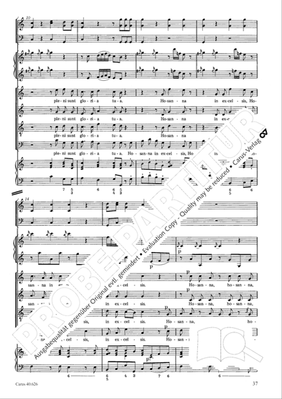 Mass in C Major Mass in C Major 4-Part scores gallery preview page 37