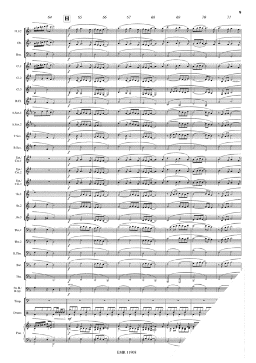 Here's To You Concert Band scores gallery preview page 10