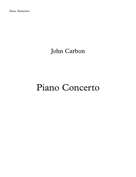 Piano Concerto (Piano Reduction for two pianos) image number null