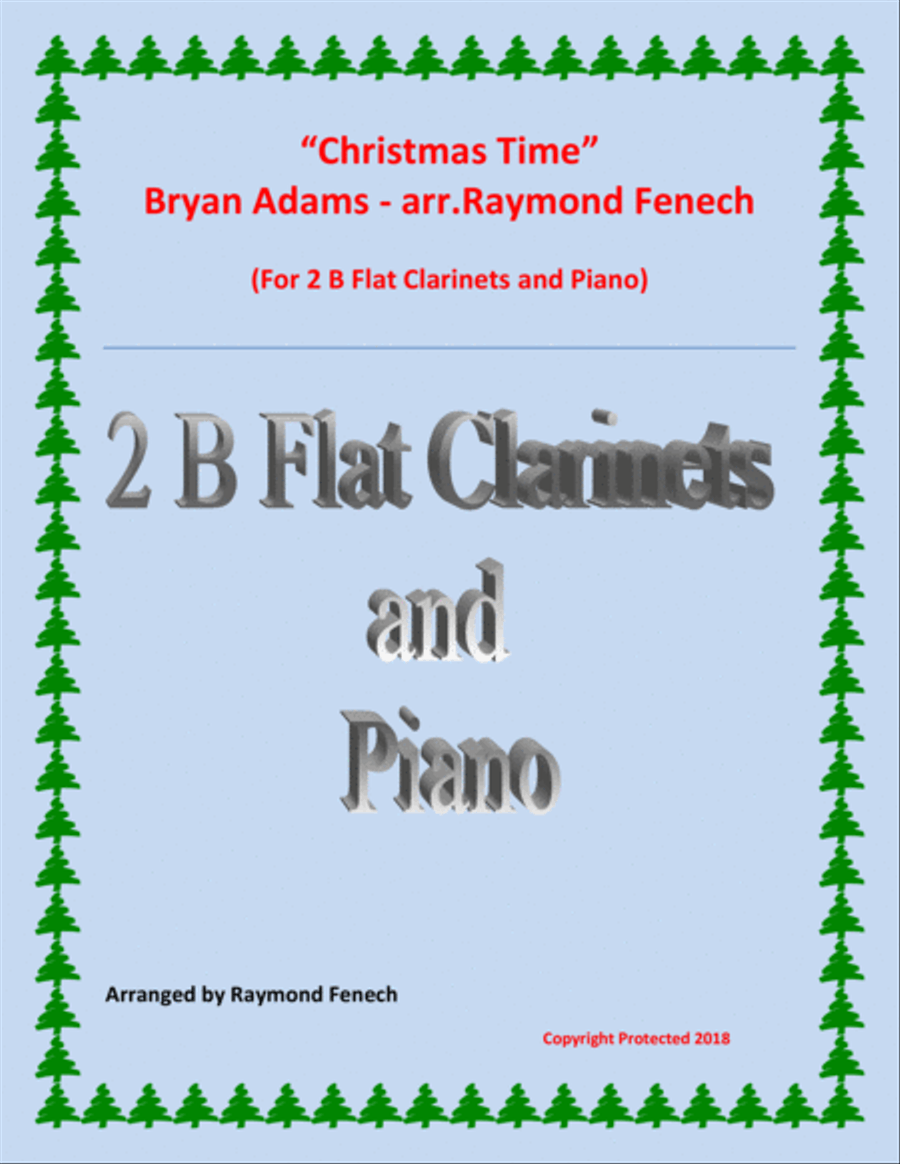 Christmas Time Clarinet Duet scores gallery preview page 1