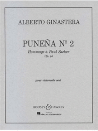 Book cover for Puneña No. 2, Op. 45