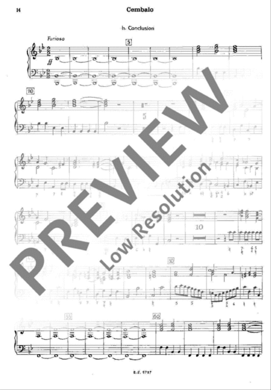 Musique de table Harpsichord scores gallery preview page 15