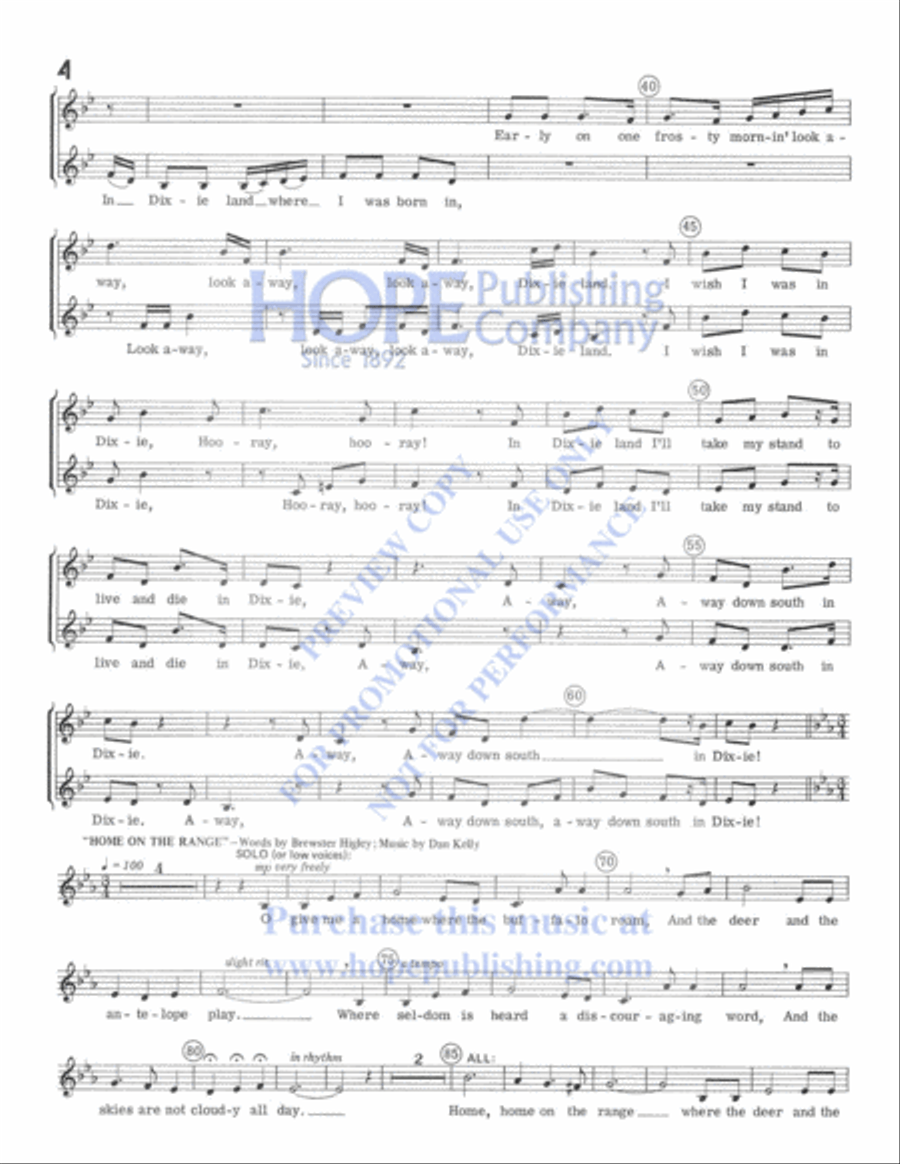 My Country My Country Unison Choir scores gallery preview page 5