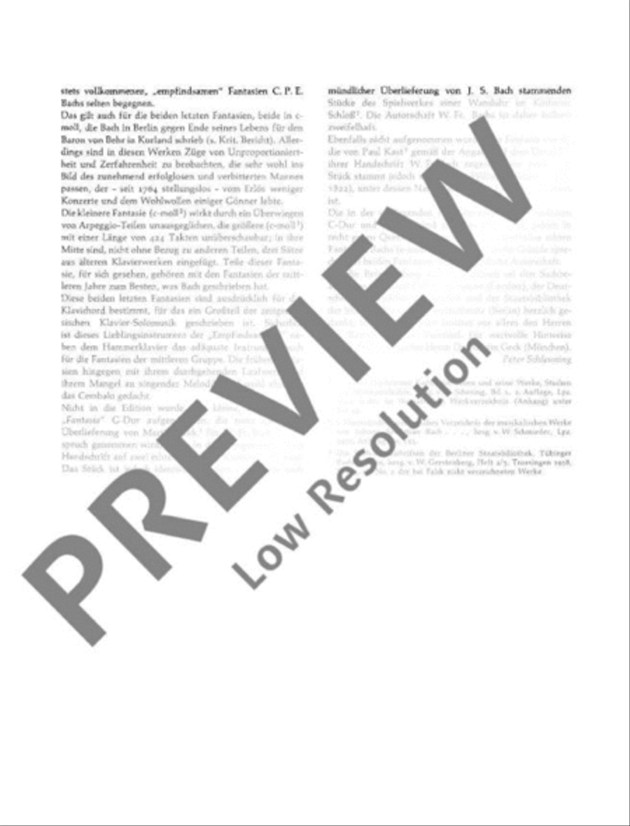 Fantasien Fantasien Piano Solo scores gallery preview page 8