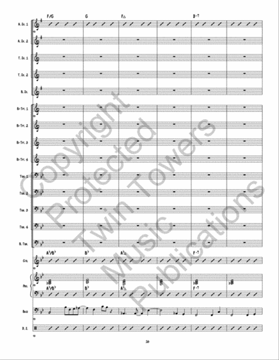 New Beginning 2.0, A New Beginning 2.0, A Jazz Ensemble scores gallery preview page 17