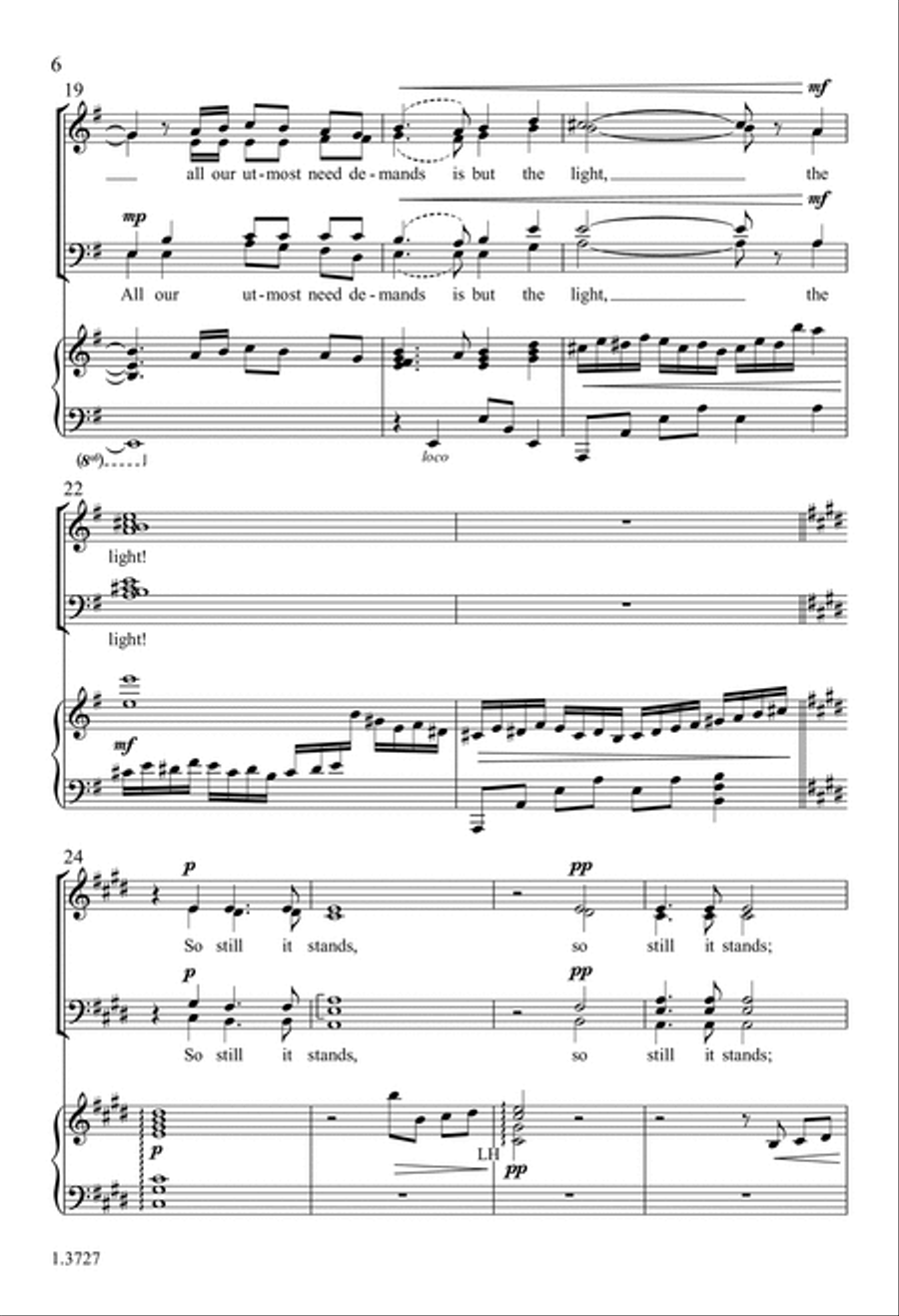 Lighted Ever Onward Lighted Ever Onward Divisi scores gallery preview page 6