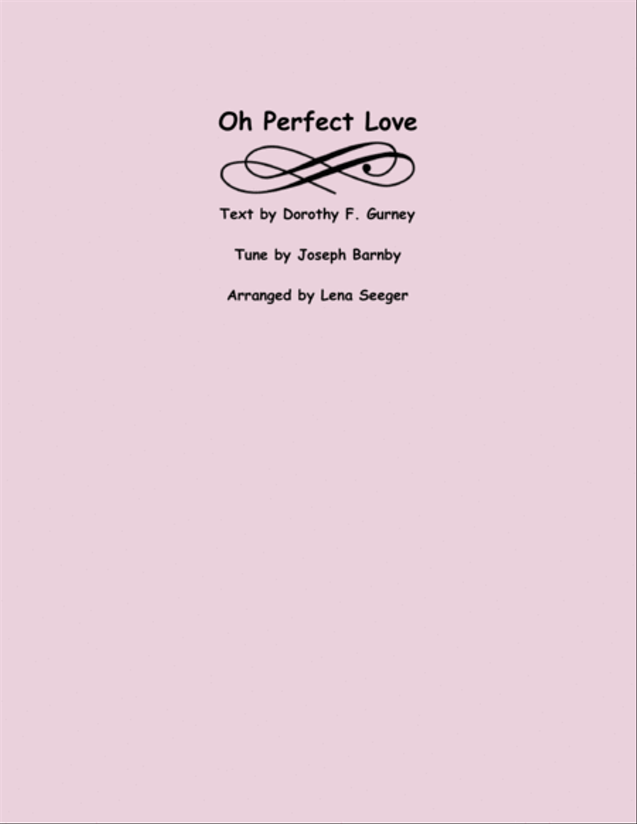O Perfect Love String Quartet scores gallery preview page 1