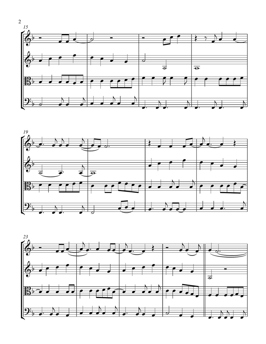 Gypsy String Quartet scores gallery preview page 2