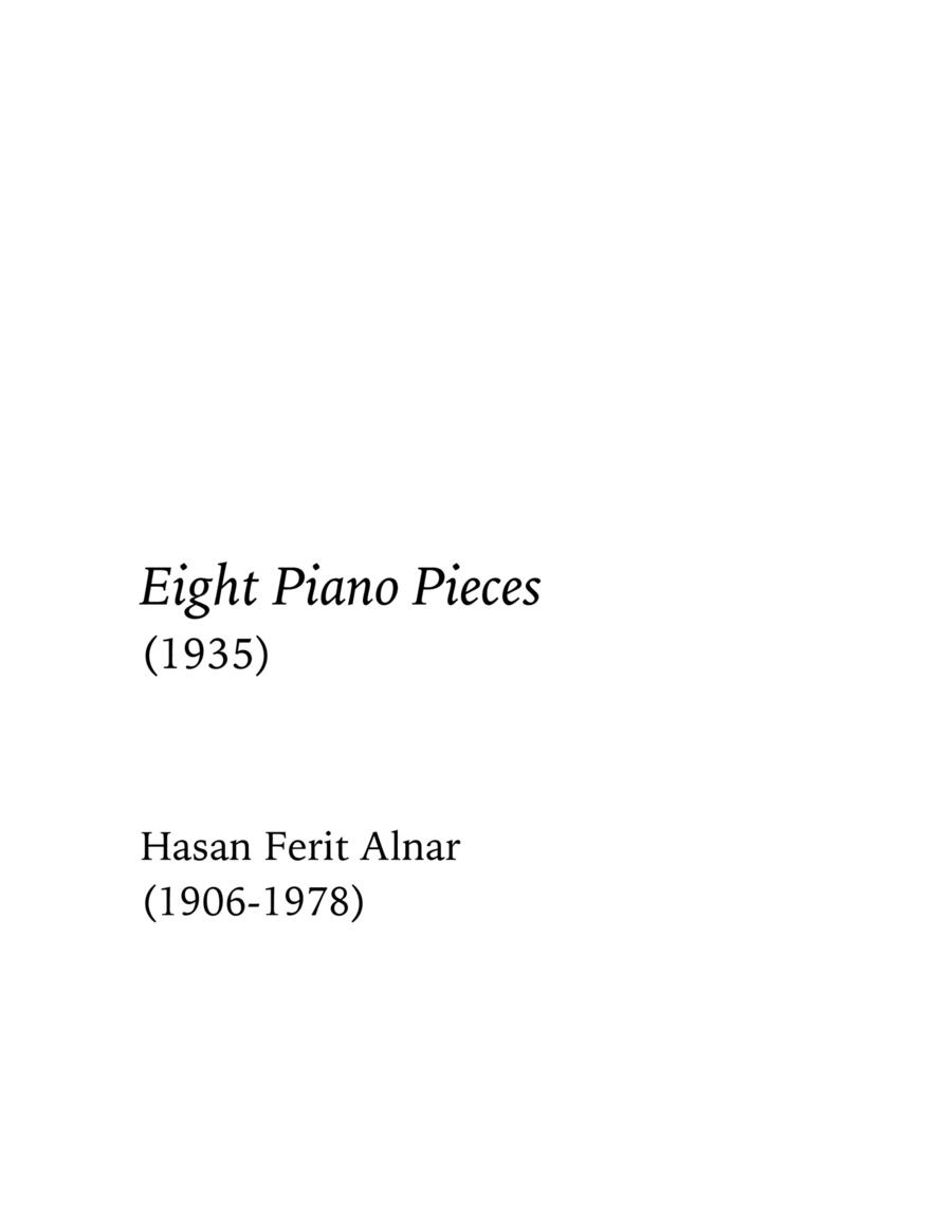 Eight Piano Pieces (1935) image number null