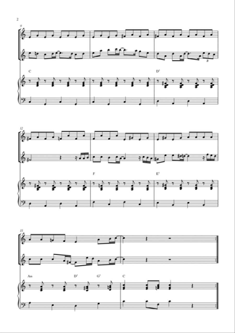 Les Copains D'abord Flute Duet scores gallery preview page 2