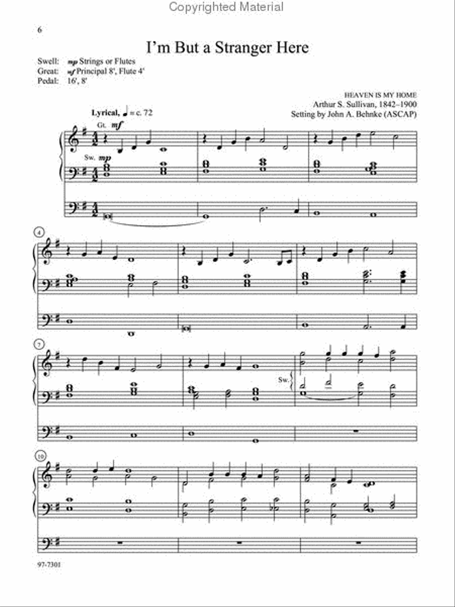 Five Preludes of Praise, Set 6 Organ scores gallery preview page 3