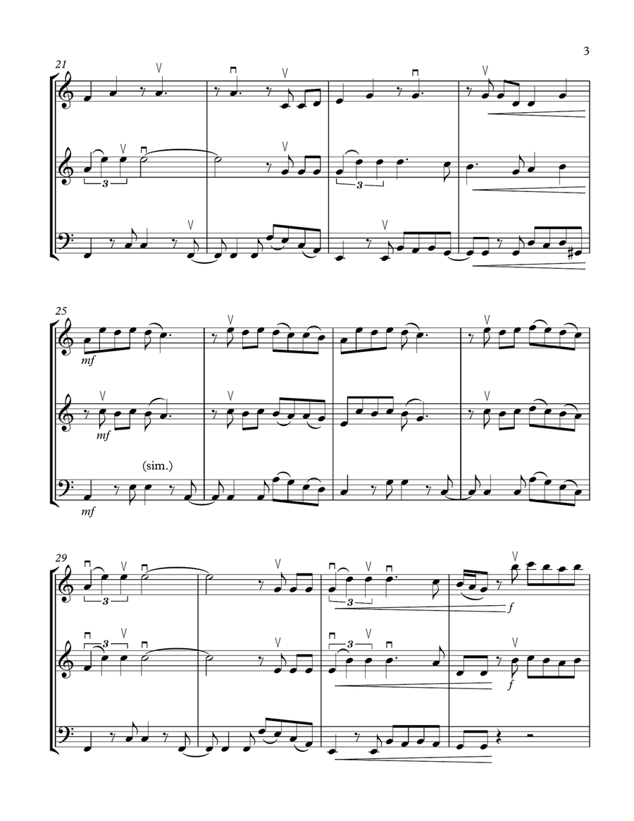 Senorita String Trio scores gallery preview page 3