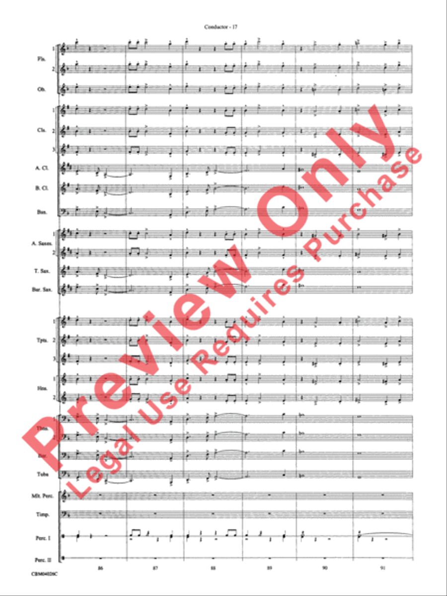 Go West! Concert Band scores gallery preview page 20