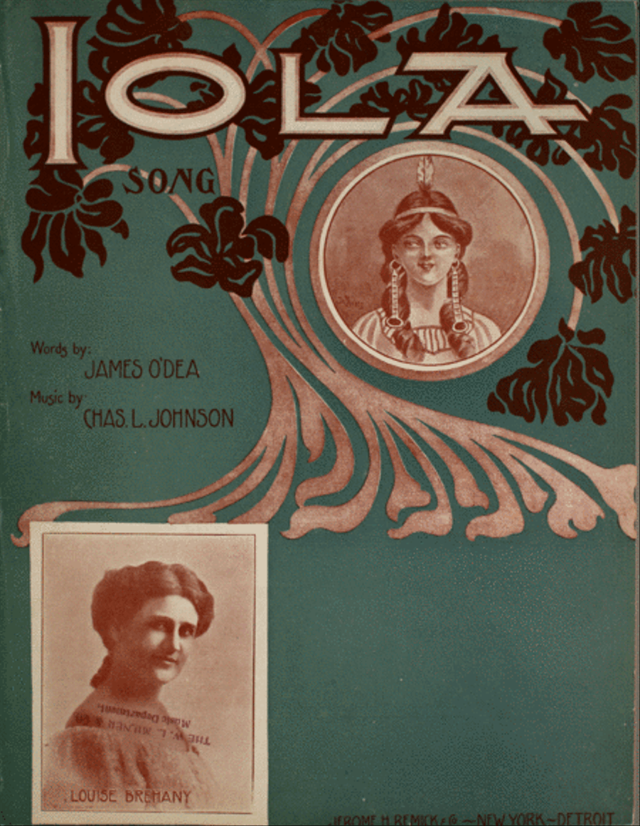Iola. Song Voice scores gallery preview page 1