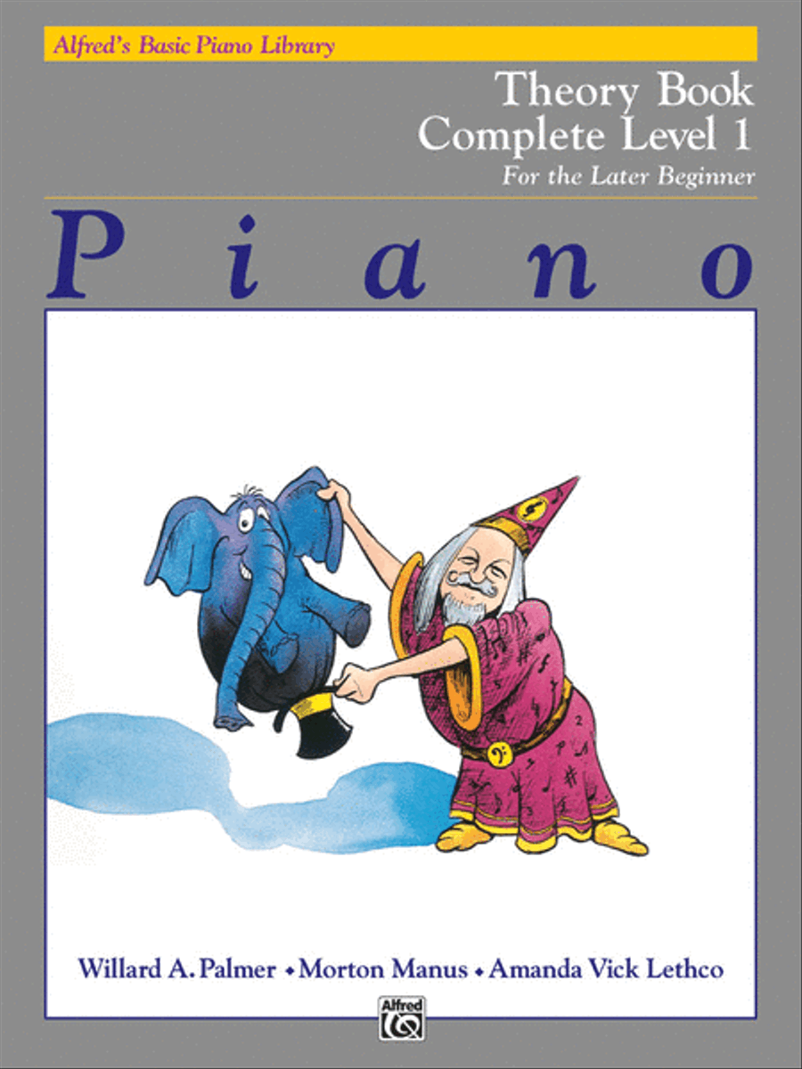 Alfred's Basic Piano Library Theory Complete Piano Method scores gallery preview page 1