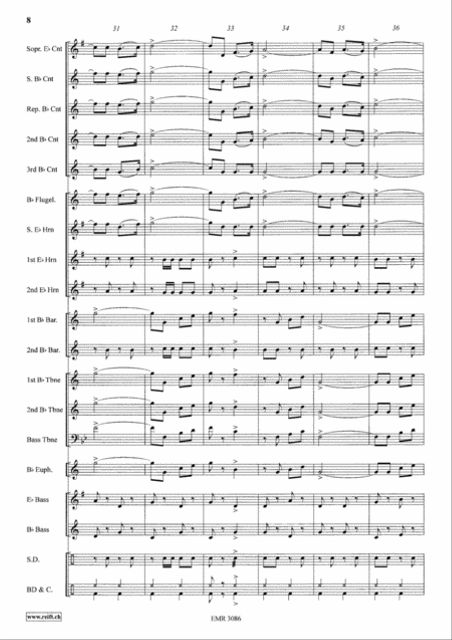 Mountain Echo Mountain Echo Brass Band scores gallery preview page 9