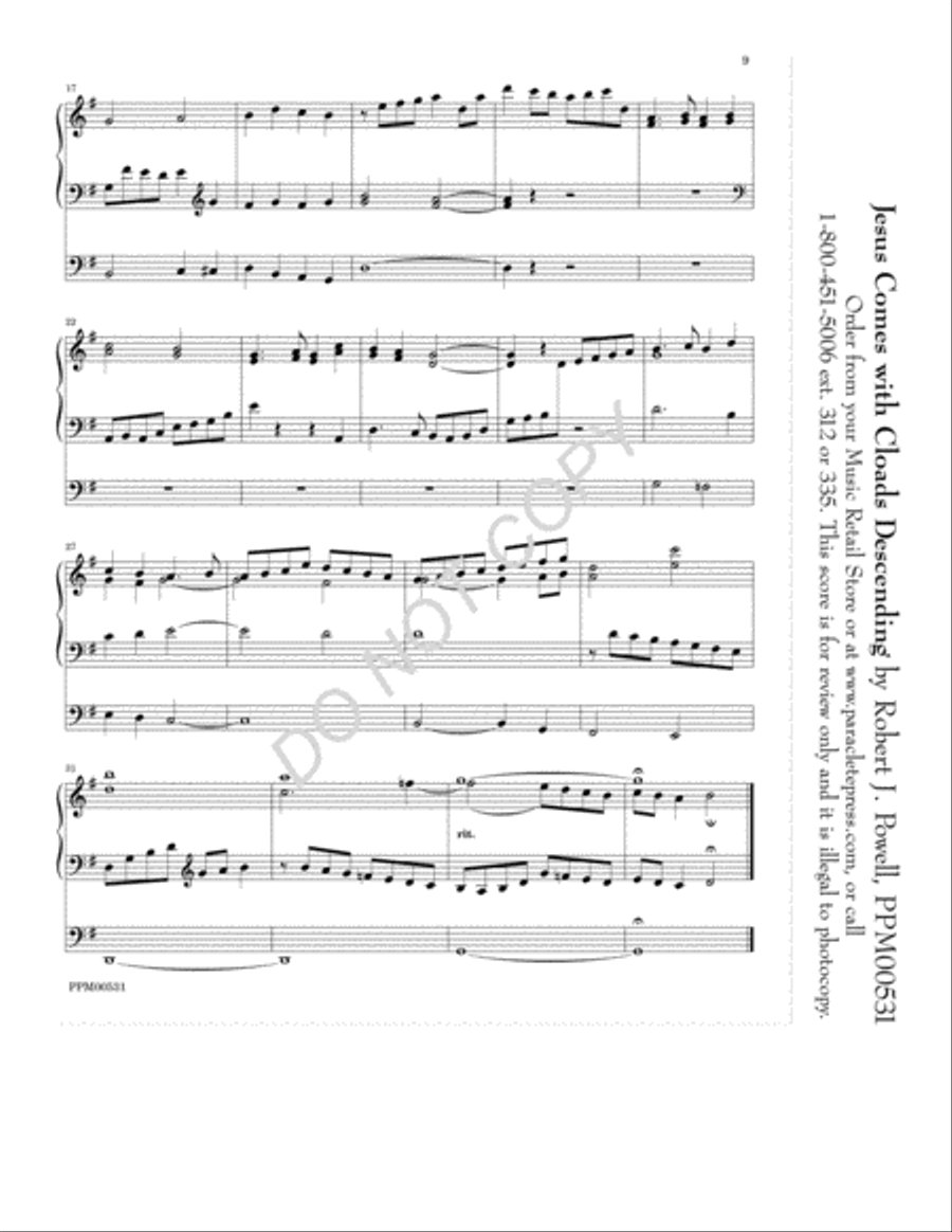 Five Advent Preludes Five Advent Preludes Organ scores gallery preview page 10