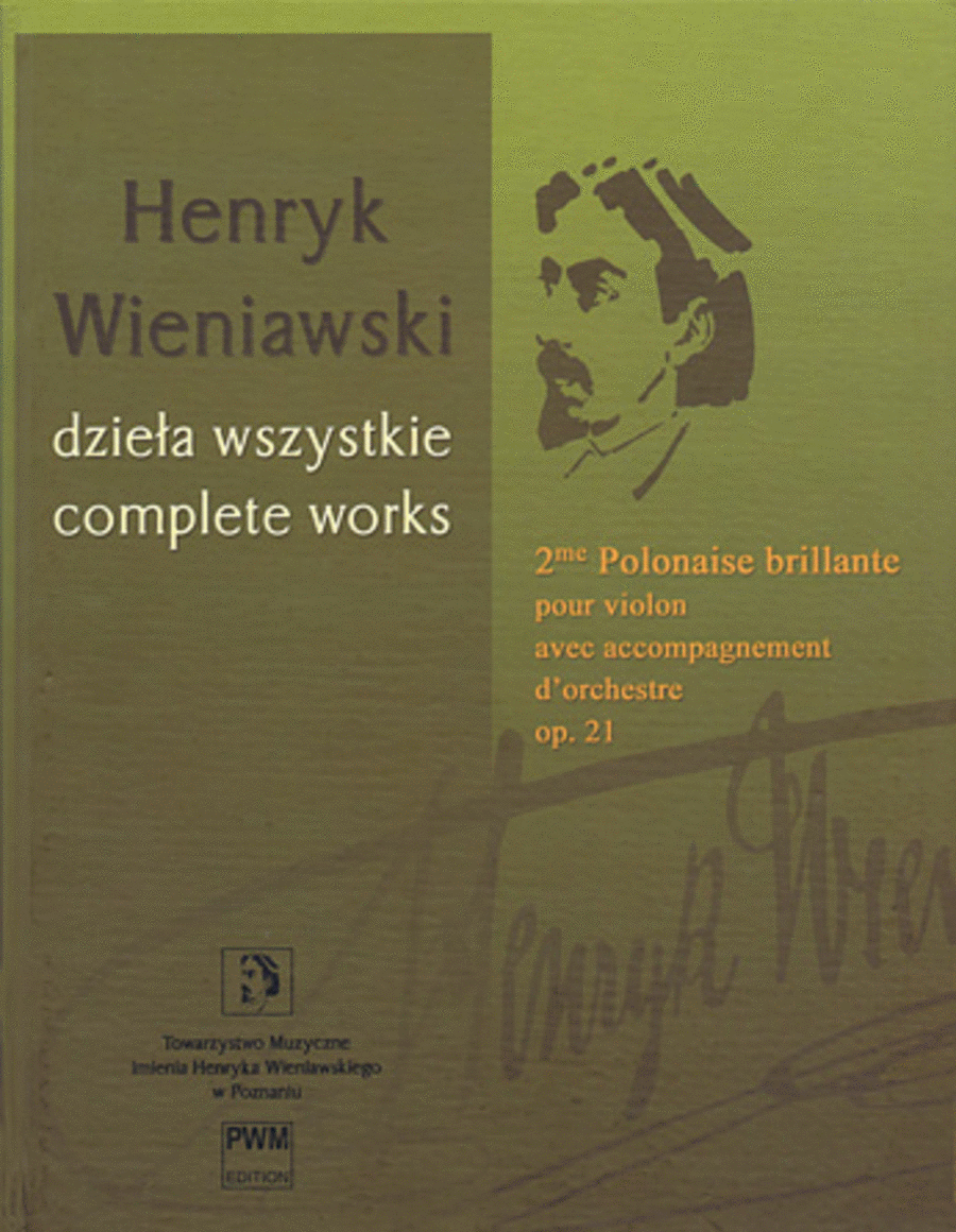 2nd Polonaise Brillante, Op. 21 Pour Violon Avec Accompagnement D'orchestre Orchestra scores gallery preview page 1