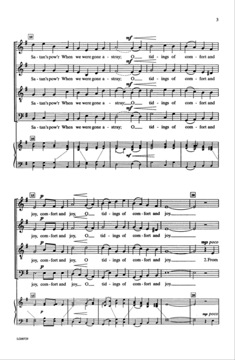 God Rest You Merry, Gentlemen 4-Part scores gallery preview page 10