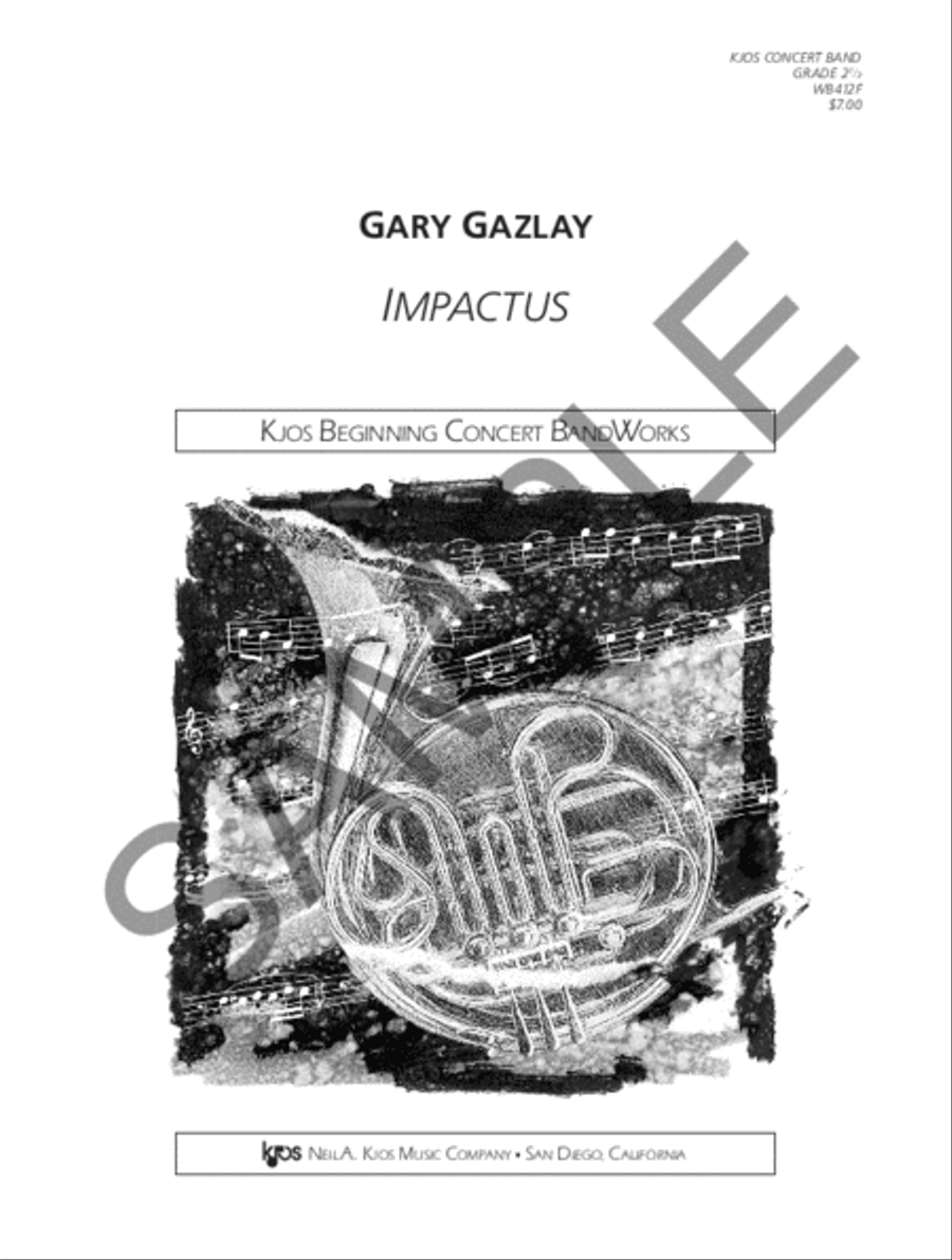 Impactus - Score Impactus - Score Concert Band scores gallery preview page 2