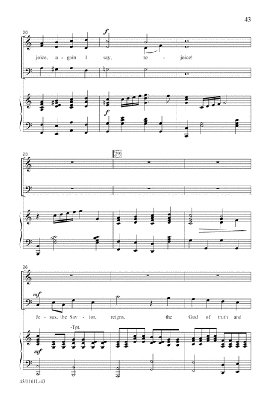 Hymns We Love to Sing Hymns We Love to Sing 3-Part scores gallery preview page 44