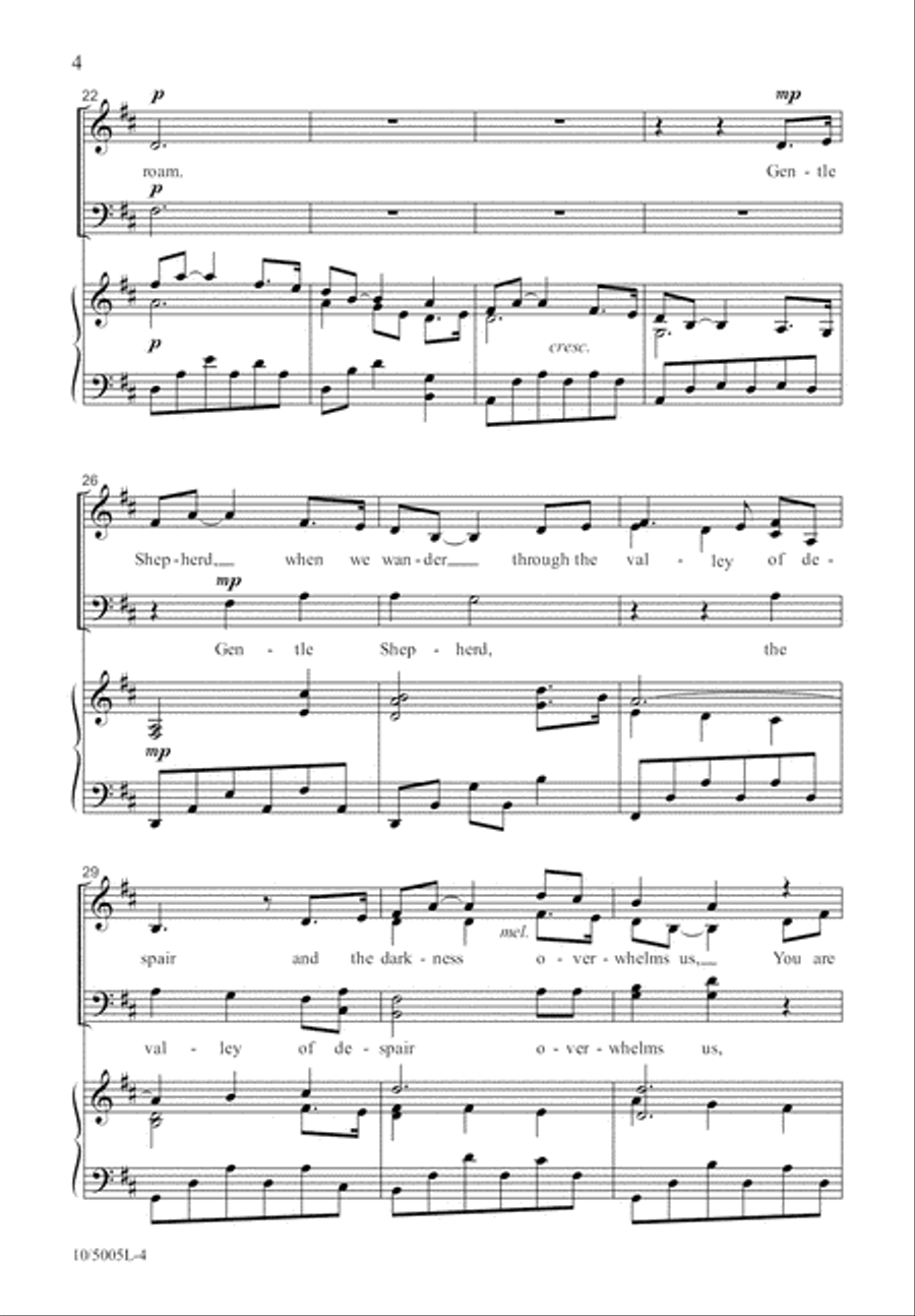 Gentle Shepherd Gentle Shepherd 4-Part scores gallery preview page 4