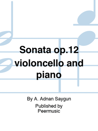 Book cover for Sonata op.12 violoncello and piano
