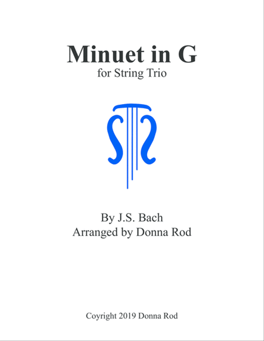 Minuet in G Minuet in G String Trio scores gallery preview page 1
