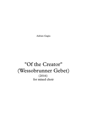 "Of the Creator", op. 60