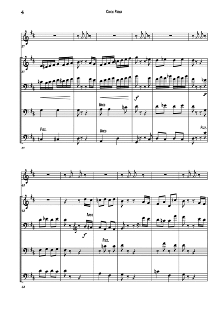 Chick Polka Double Bass scores gallery preview page 5