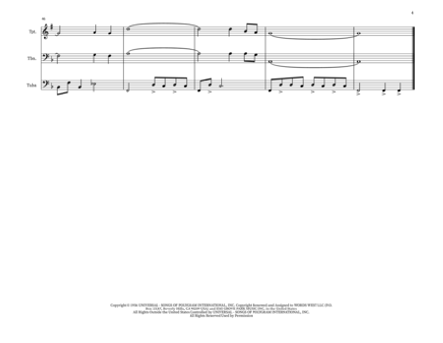 Canadian Sunset Small Ensemble scores gallery preview page 4