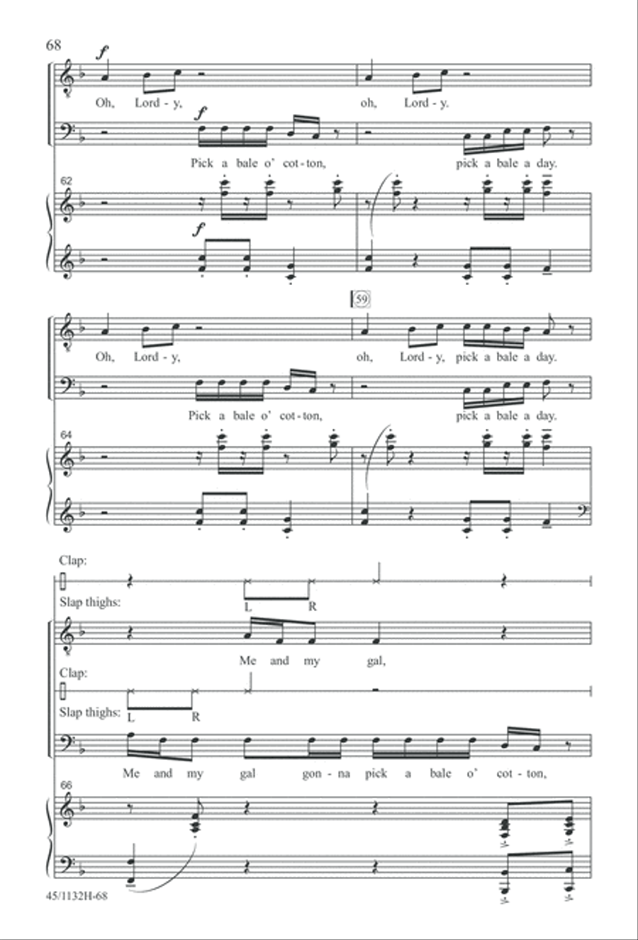 Singable Solutions for TB Choirs TB scores gallery preview page 68