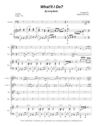 What'll I Do? (Brass Quartet and Piano)