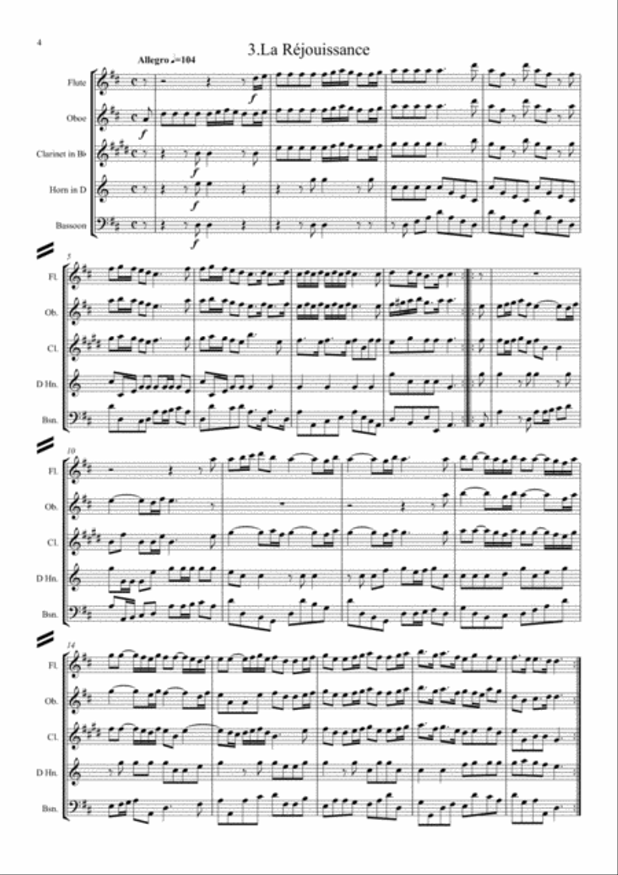 Handel: 4 Movements from 