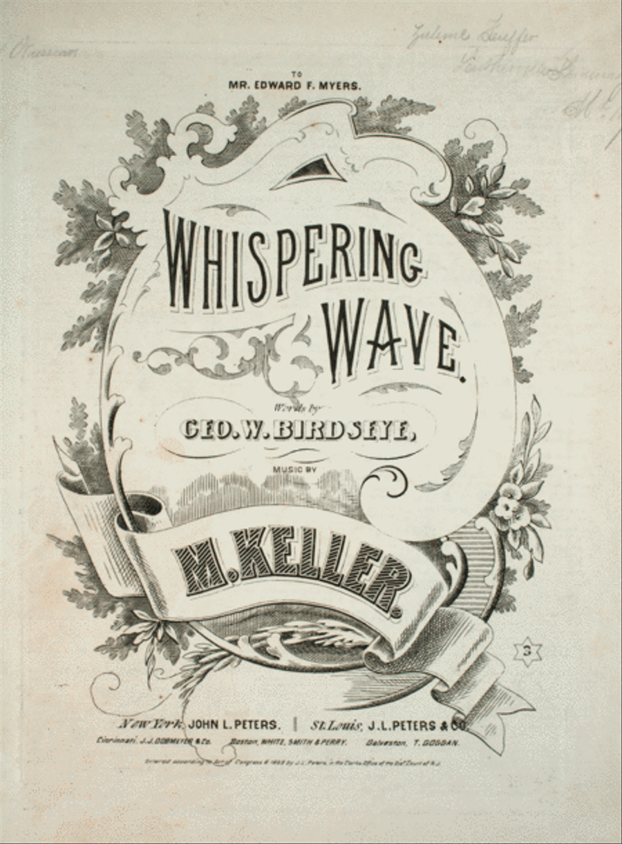Whispering Wave Voice scores gallery preview page 1