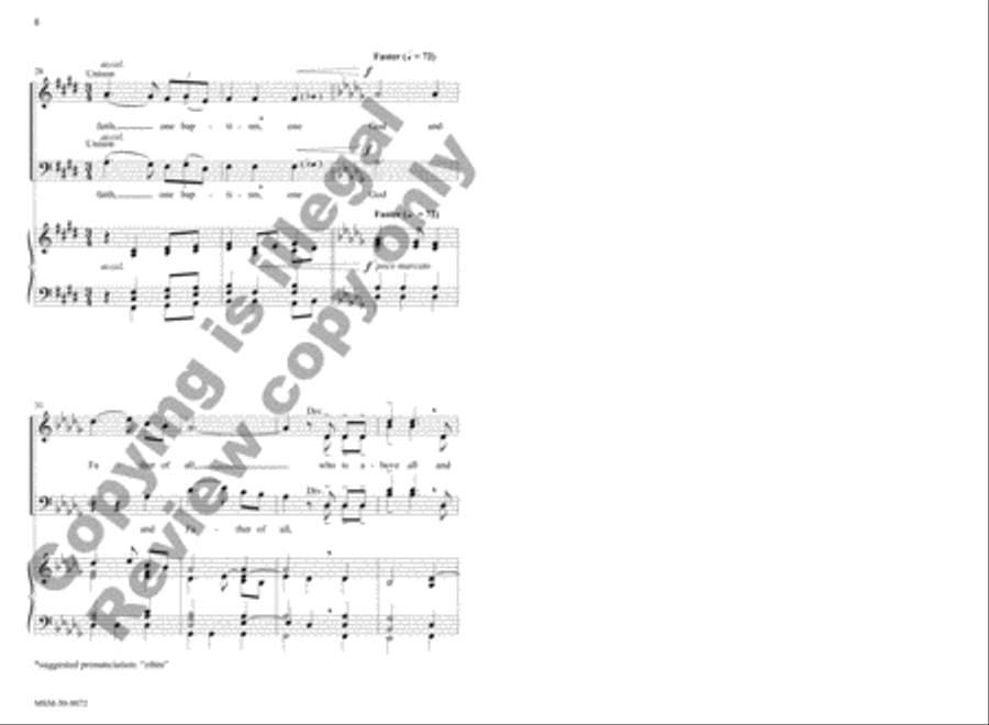 How Very Good and Pleasant 4-Part scores gallery preview page 7